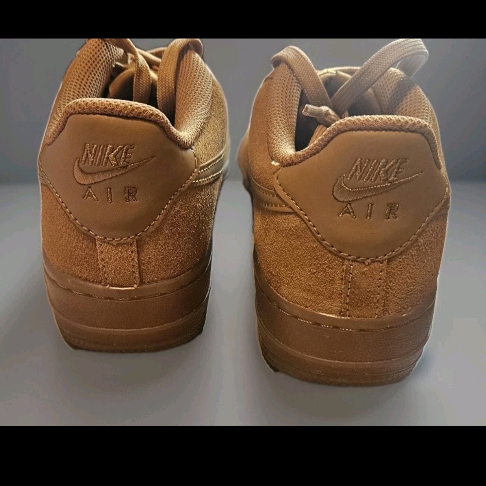 Nike Air Force 1 LV8 3 (GS) Wheat/Gum Light Brown Big Kids SIZE 5 NEW - Picture 7 of 9